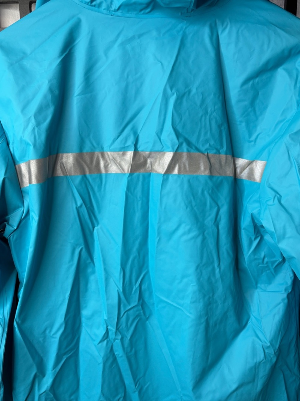 💙 Charles River Rain Jacket Women's Small Turquoise Hooded Waterproof NWT 💙 - Picture 7 of 11